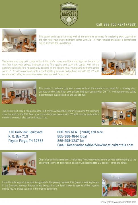 Vacation Rentals Pigeon Forge Tennessee